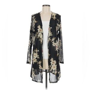 Alice Blue Dark Blue Floral Cardigan NWOT